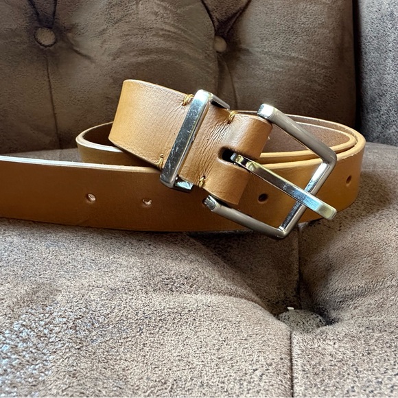 Calvin Klein Men's Tan Leather Belt - Picture 1 of 4